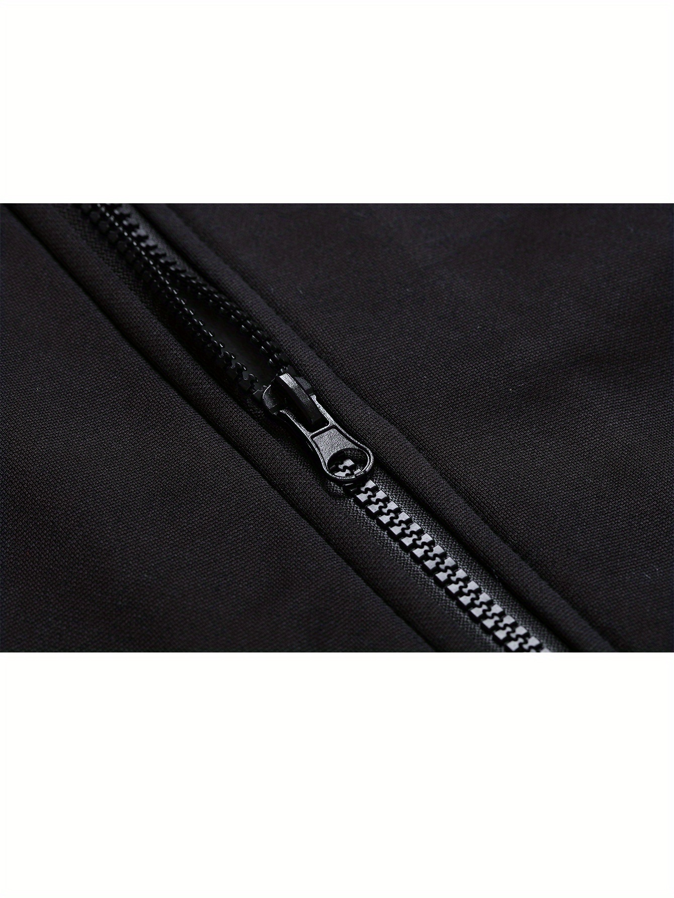 winter mens fleece hoodies full zip up coat hooed sweatshirt warm coats kangaroo pockets details 0